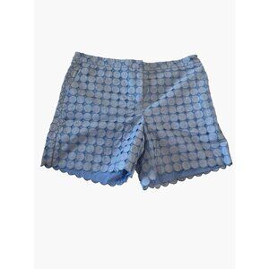 J. McLaughlin Debi Shorts Embroidered with Slash Pockets Women's Size 12 New wit